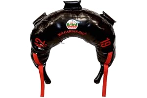 Suples Bulgarian Bag®-Model Original, Black Vinyl, Made, Including The Instructional Video from The Inventor Coach Ivan Ivanov (Wrestling, Fitness, Crossfit)