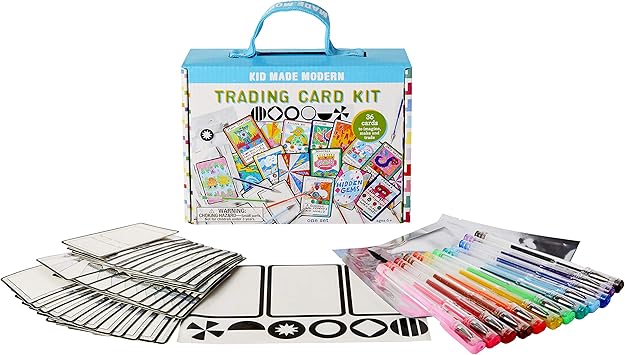 Ages 6 And Up Custom Playing Cards For Kids Kid Made Modern Make Your Own Trading Card Kit Paper Craft Craft Kits Innovatordiaries Com
