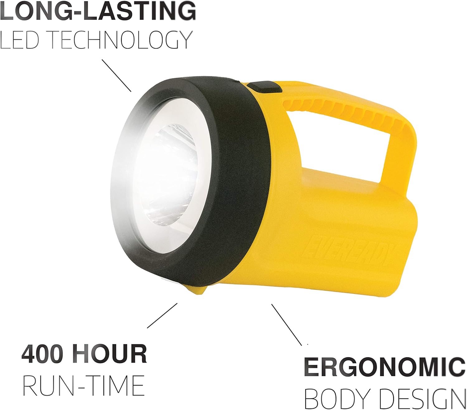 Eveready LED Floating Lantern Flashlight, Battery Powered LED Lanterns for Hurricane Supplies, Survival Kits, Camping Accessories, Power Outages, Batteries Included: Home Improvement