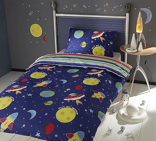 childrens single duvet and pillow set