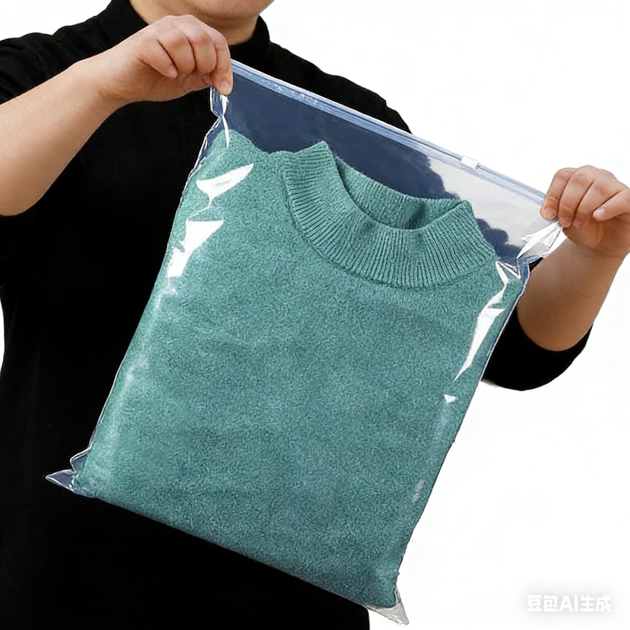 ATB-Foger 30Pcs Plastic Zip-Lock Seal Clothes Bags Plastic Travel Storage Bags for Clothes,Shoes,Cosmetics,Suitcase Organiser Bags 25x35cm