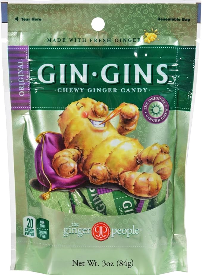 Ginger People Original Ginger Chews 3oz Bag Amazon.ca Grocery