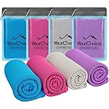 Your Choice Cooling Towels for Neck and Face (12''x40'') - Workout, Gym, Fitness, Golf, Yoga, Camping, Hiking, Travel, Outdoo