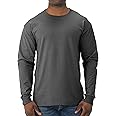 Jerzees Men's Dri-Power Cotton Blend Long Sleeve Tees, Moisture Wicking, Odor Protection, UPF 30+, Sizes S-3x
