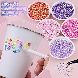 5200Pcs Resin Jelly Rhinestones for