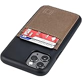 Dockem BIO Wallet Case for iPhone 11 Pro: Friendly Materials, Magnetic Mounting & 2 Credit Card Holder Slots (5.8" M2B, Black & Tan)