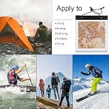 SANNIX 2Pcs Waterproof Map Case 31x28cm with Neck Strap Carabiner Whistle view 5
