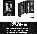 Cole & Mason Derwent Salt & Pepper Mills Gift Set Stainless Steel Acrylic 190 mm view 2