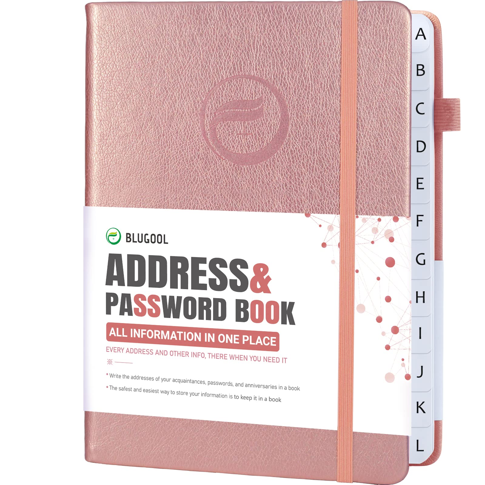 Address Book with Alphabetical Tabs, Hardcover