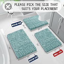 Yimobra Bath Rugs for Bathroom 32x20, Ultra Soft