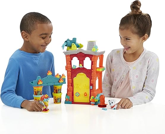 play doh fire station