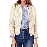 Am Direct Women's Knit Cardigan Sweaters Casual Long Sleeve Open Front Button Down Trendy Outerwear