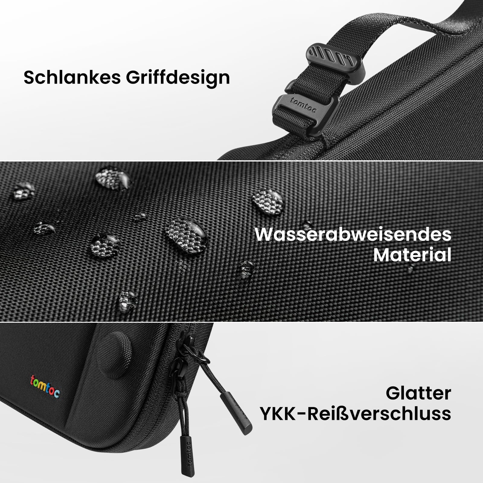 tomtoc Slim Tasche Kompatibel mit Nintendo Switch 2 (2025), Geruchlos Ultradünn Case für Konsole und 12 Spiele, Hartschalenetui Schutzhülle Tragetasche mit Original-Patent und Militärstandard-Schutz 7