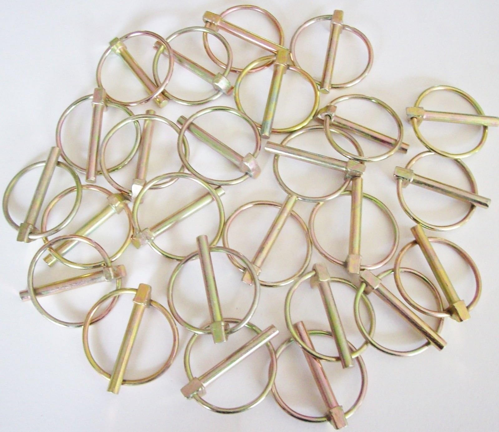 100 Goliath Industrial 1/4" Lynch Pin 3 Point 3PT Hitch Clips Tractor LP14