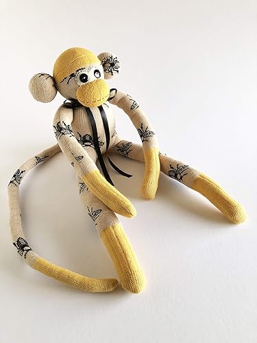 yellow sock monkey