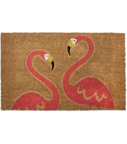 Flamingo Tropical Doormat 17x30 – Non-Slip Entrance Mat, Water Absorbent, Indoor/Outdoor - View #9