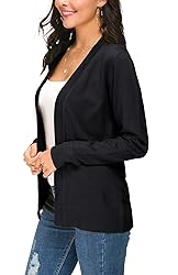 Women's Knit Cardigan Open Front Sweater Coat Long