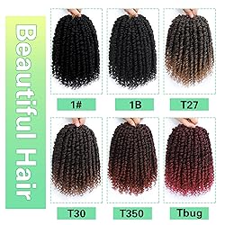 Passion Twist Crochet Hair 10Inch Passion Twist