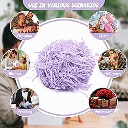 Tisspoms 2LB Light Purple Crinkle Cut Paper Shred