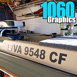 1060 Graphics 3" high Custom Boat Registration