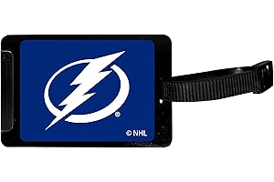 AGANS Siskiyou NHL Tampa Bay Lightning Luggage Tag Black, One-size