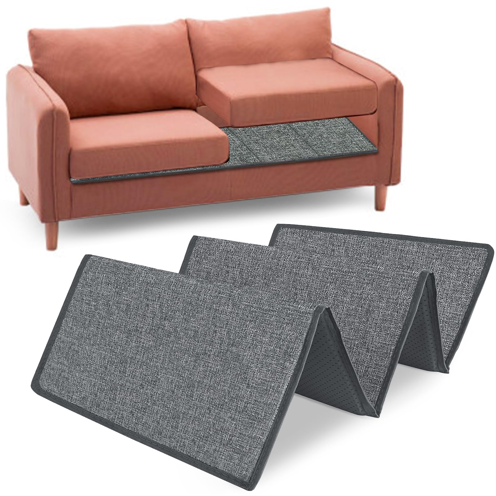 Photo 1 of (USED/FAIR) VERONLY Couch Cushion Support for Sagging Seat - Sofa Saver Protector Insert Board for Sagging Cushions,Sofa Replacement Parts Fit Loveseats with Non-Slip Durable Surface & Extra Thick MDF 17" x 44"