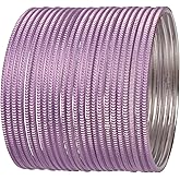 Touchstone "Colorful Bangle Collection Indian Bollywood Exclusive Colors Designer Jewelry Special Extra Large Size Bangle Bracelets. Set of 24 for Women.