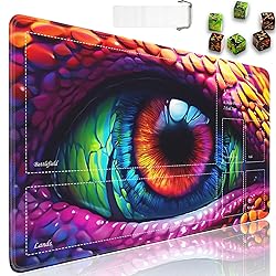 JVGFYNKL for TCG Playmat, Playmat with Zones, 24x14
