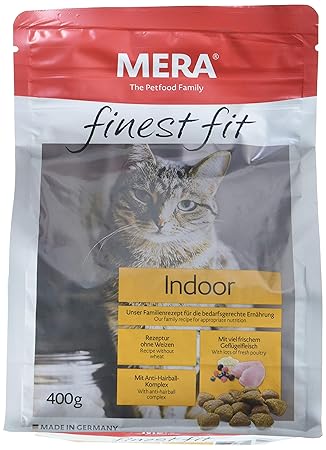 Mera Dog Katzenfutter Finest Fit Indoor, 6er Pack (6 x 400 g)