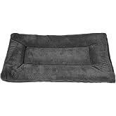 Petmate Aspen Pet Rectangular Kennel Mat, Dark Gray, for 19in Crates | 16.0 in L x 9.0 in W x 1.5 in Th