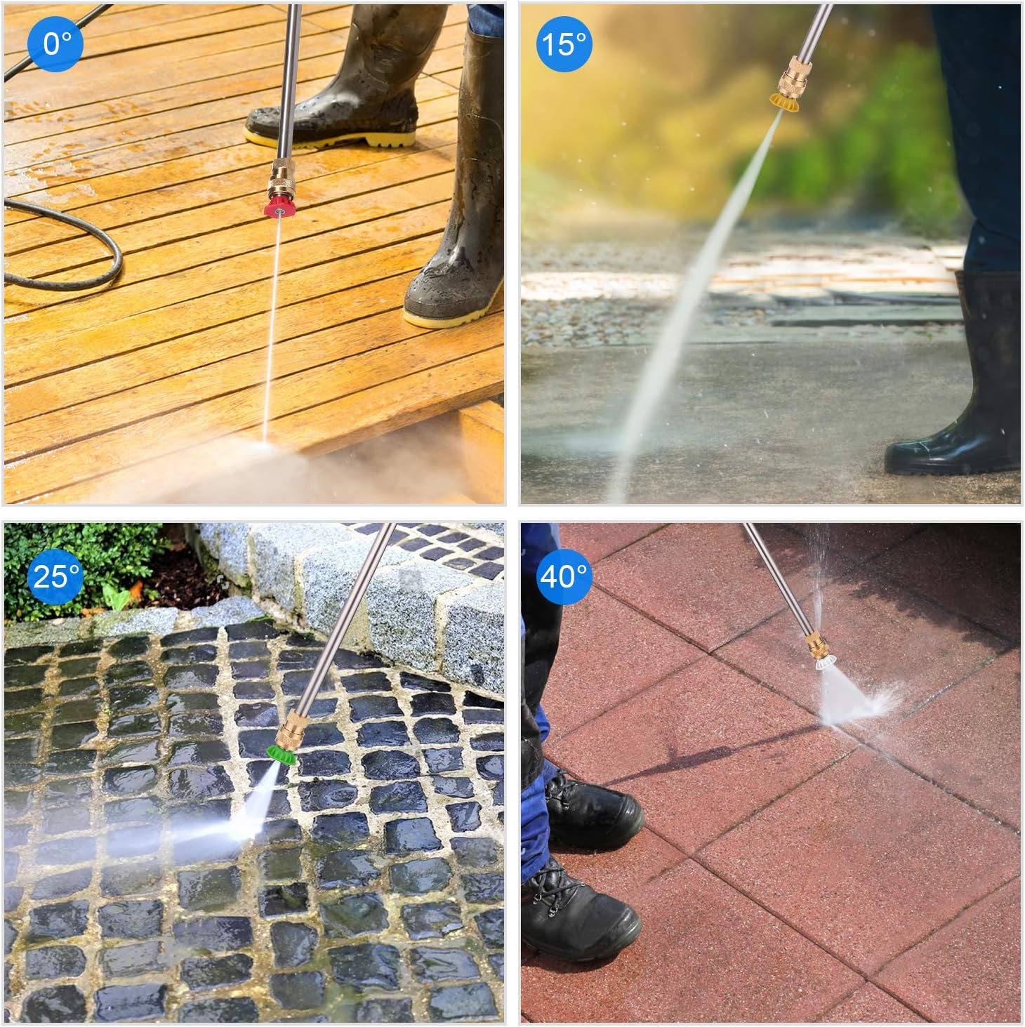 WHOLESUN 3000PSI Electric Pressure Washer 2.4GPM 1600W Power Washer with Hose Reel and Brush Blue : Garden & Outdoor