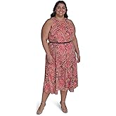 Tommy Hilfiger Solo Dot Chiffon Midi Dress