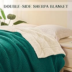 Exclusivo Mezcla Reversible King Size Sherpa Fleece