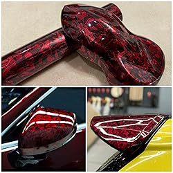 LZLRUN Forged Matte Carbon Fiber Black Vinyl Wrap