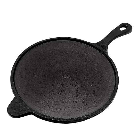 Buy eKitchen PreSeasoned Cast Iron Dosa Tawa 10.25 inches / 26 cms