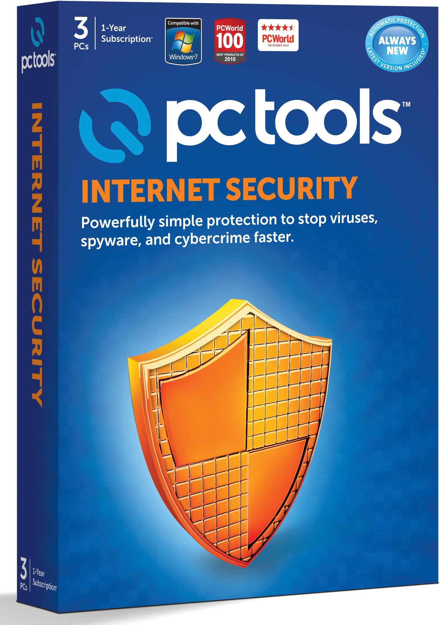 PC Tools Internet Security 2012 - 3 Computers, 1 Year Subscription (PC)