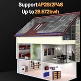 ECO-WORTHY 12V 280Ah LiFePO4 Battery with Bluetooth 200A BMS 3584Wh view 9