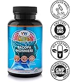 Bacopa monnieri Extract 700mg, Standardized to 50% Bacosides, 120 Vegan Capsules. Non-GMO, Gluten Free by VitaminWay.