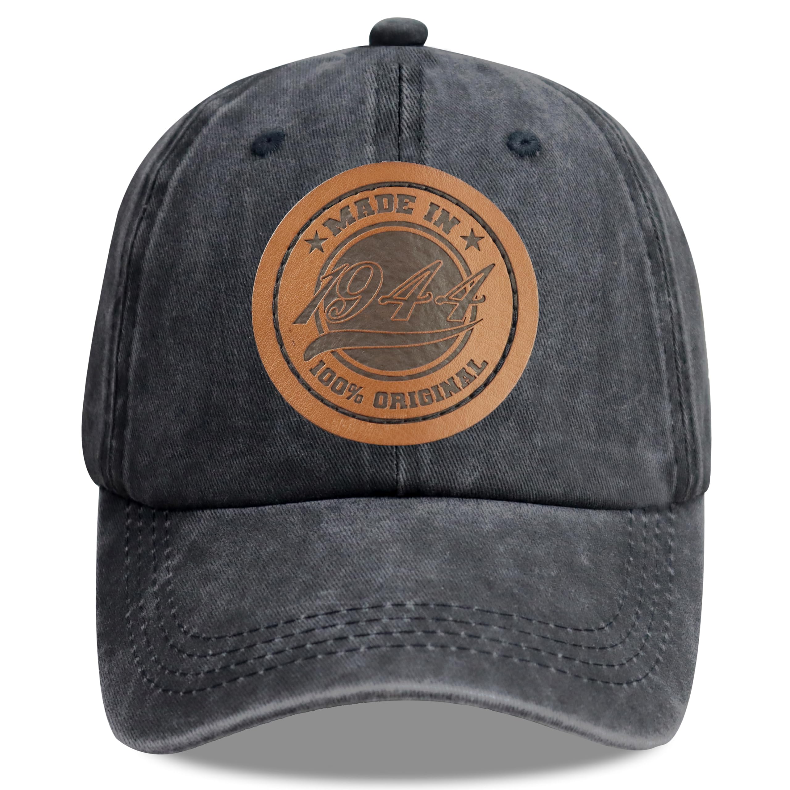 Photo 1 of 81th Birthday Decorations, Made in 1944 100 Percent Original Hats for Men Women, 81 Year Old Limited Edition Baseball Cap Retirement Gifts Mom Dad