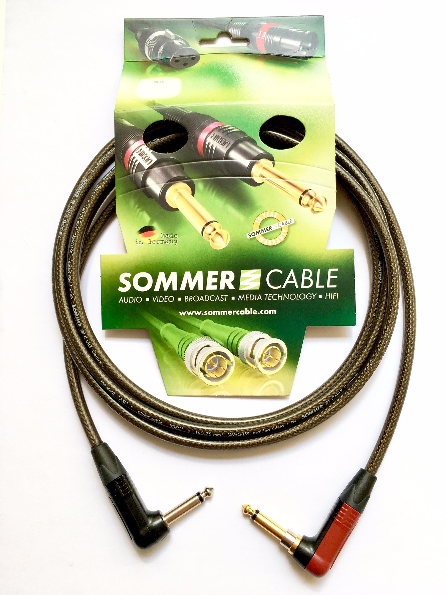 SommerCable Instrument Cable SC-Spirit XXL Jack NPR2X-AU-SILENT/Jack NP2RX-BAG (6 m)