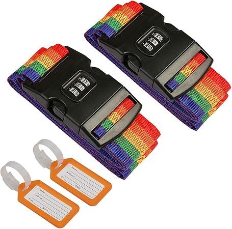 2個荷物ロックベルト LANMOK