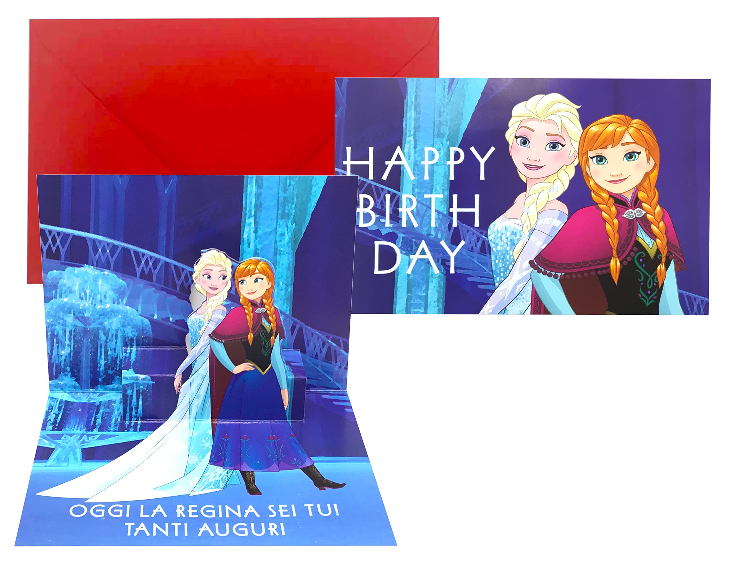ICELAND Children's Birthday Card (frozens popup)