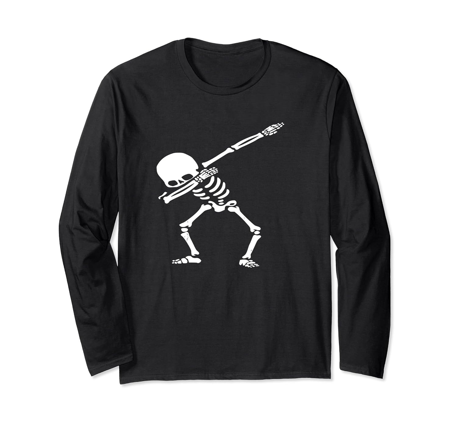 Dabbing Skeleton Dab Pose Halloween Costume Long Sleeve-ANZ