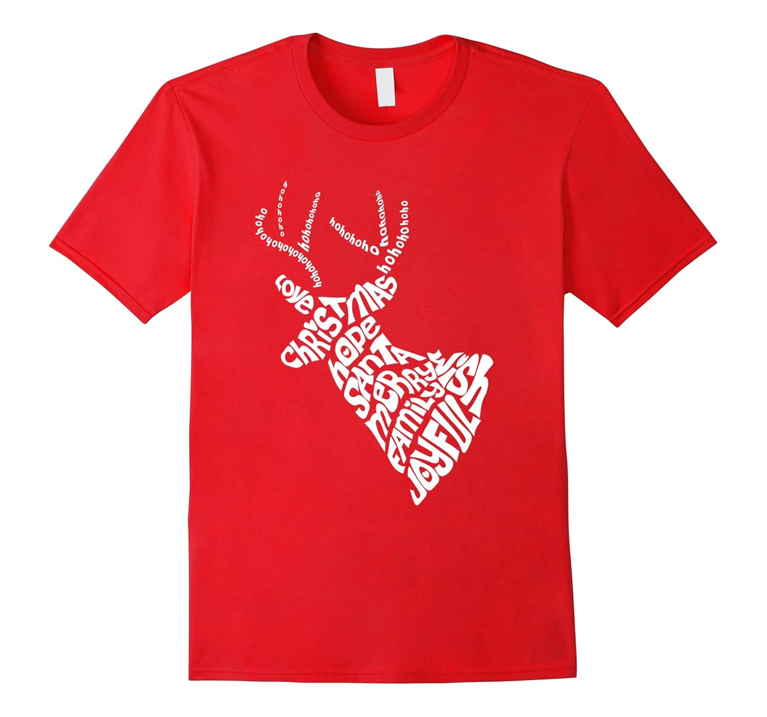 Christmas Reindeer Shirt - Deer Head Antlers-ANZ