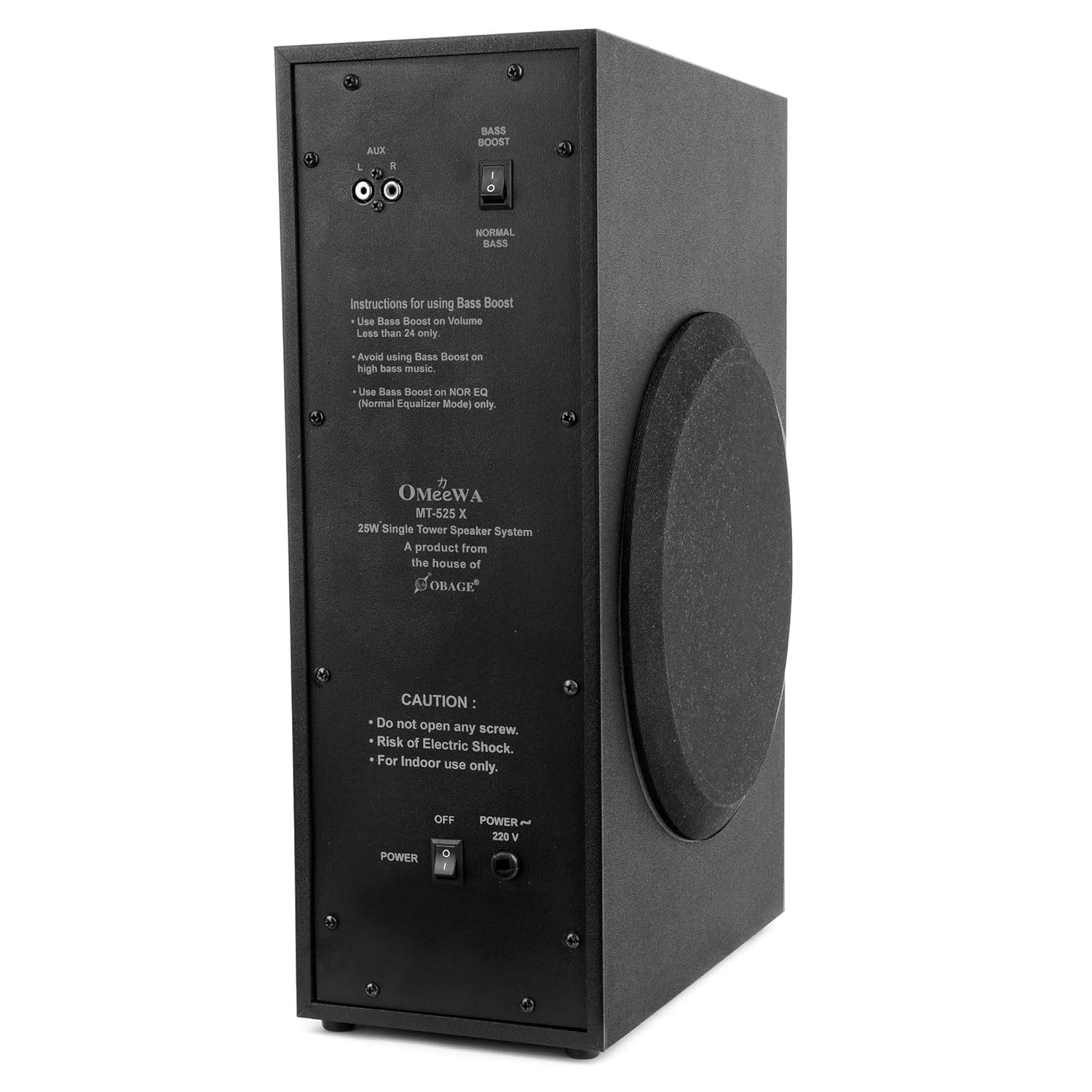 high bass tower speakers