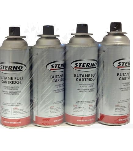 Piano Cottura Gas Fornello Da Campeggio A Gas Butano Portatile WHIP IT - Singolo Bruciatore Con Custodia Rigida E 4 Bombole Gas Rapido Accossato