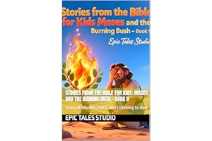 Stories from the Bible for Kids: Moses and the Burning Bush – Book 9: Story of Wonder, Faith, and Listening to God