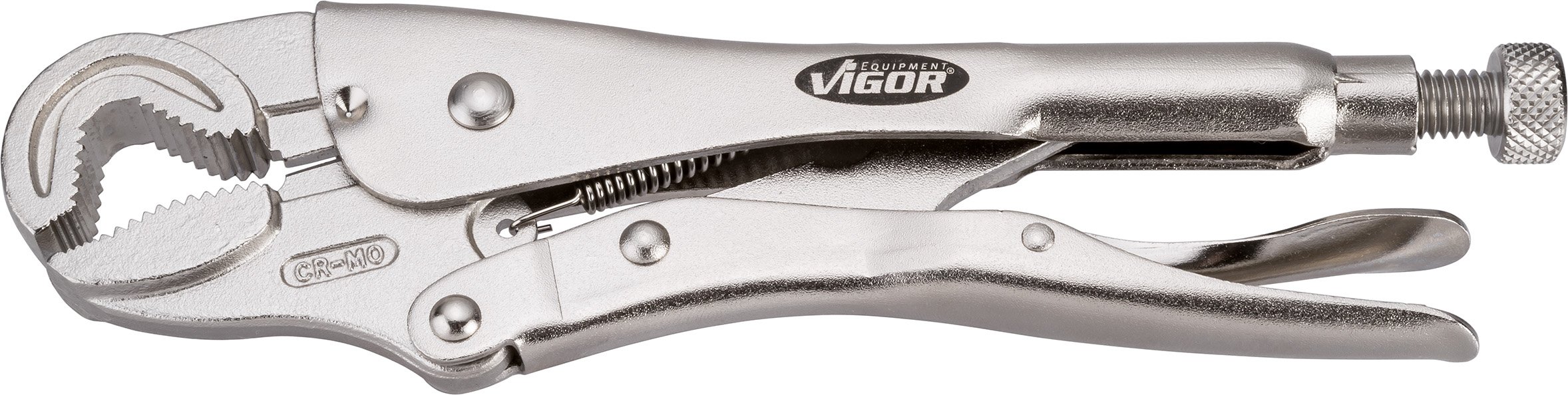 VIGOR V3739 Grip Pliers with Curved Jaws - Multi-Colour