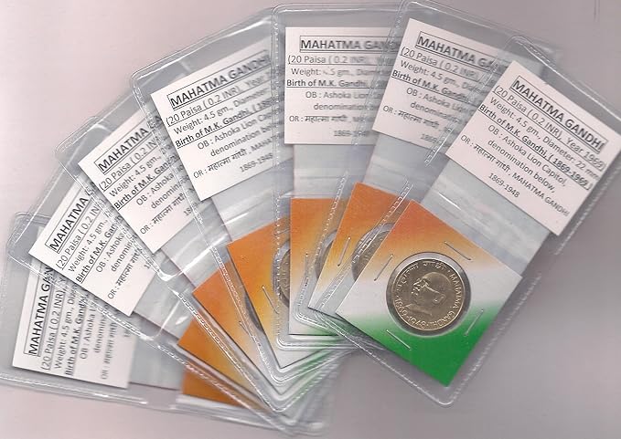 Ihc 1969 Mahatma Gandhi Paisa Coin Multi Color Amazon In Toys Games