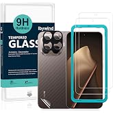 Ibywind for Xiaomi 15T Pro 5G Screen Protector,2 Pack,9H Hardness Tempered Glass and Camera Lens Protector,with Alignment Frame,Full Coverage,Bubble Free,Fingerprint Unlock,Scratch Resistant